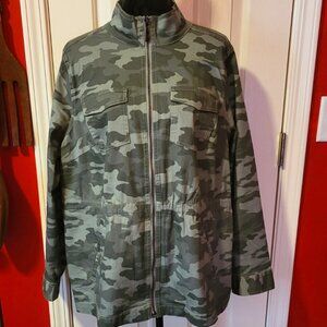 Belle by Kim Gravel Stretch Twill Anorak Jacket - 1X